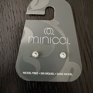 Minicci cubic zirconia stud earrings